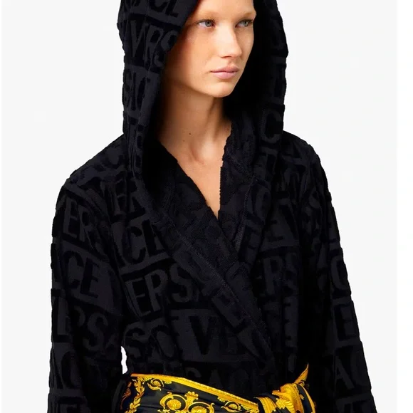 Versace Baroque Short Robe SMALL NWOT